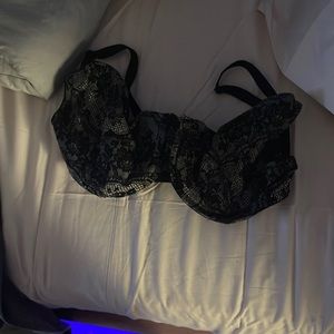 Lace black bra size: 38D from smart & sexy